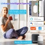 ⁦Détecteur de porte et fenêtre WiFi avec alarme capteur magnétique - مستشعر الأبواب والنوافذ الذكي⁩ - الصورة ⁦4⁩