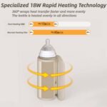 ⁦Chauffe-biberon électrique Rechargeable USB Affichage de la température - سخان قارورة الحليب للأطفال⁩ - الصورة ⁦7⁩