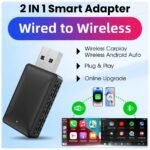 ⁦Adaptateur sans fil Android pour voiture Carplay et Android Auto - محول "كاربلاي" اللاسلكي 2 في 1⁩ - الصورة ⁦10⁩