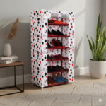 Armoire à chaussures étanche à 6 niveaux zipper - خزانة أحذية 6 رفوف