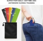 ⁦Ensemble de bandes de résistance Elastiques 5Pcs pour exercices de sport - طقم أحزمة المقاومة للرياضيين⁩ - الصورة ⁦4⁩