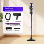 ⁦Multismart Aspirateur Balai Filaire Sans Sac 500W 5 en 1 avec Aspirateur à Main - 18KPa - مكنسة كهربائية يدوية⁩ - الصورة ⁦3⁩