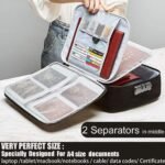 ⁦Organiseur de documents multifonctionnel avec serrure de sécurité - حقيبة تنظيم الملفات مع قفل أمان برمز سري⁩ - الصورة ⁦10⁩