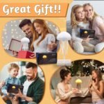 ⁦Lampe de chevet méduse à dégradé RGB avec tentacules animés - مصباح قنديل البحر⁩ - الصورة ⁦4⁩