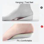 ⁦Semelles de chaussures orthopédiques pour augmenter la hauteur 3.5cm - نعل زيادة الطول وتصحيح القوام⁩ - الصورة ⁦2⁩