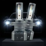 ⁦Kit Lampe de phare Canabus M1 H4 LED 6000K 60W - مصابيح إضاءة أمامية للسيارات⁩ - الصورة ⁦8⁩