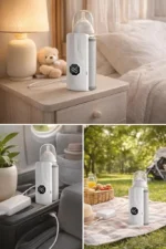 ⁦Chauffe-biberon portable rechargeable avec écran LCD et Température réglable - سخان قارورة الحليب⁩ - الصورة ⁦6⁩