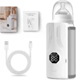 ⁦Chauffe-biberon portable rechargeable avec écran LCD et Température réglable - سخان قارورة الحليب⁩ - الصورة ⁦2⁩