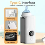 ⁦Chauffe-biberon portable rechargeable avec écran LCD et Température réglable - سخان قارورة الحليب⁩ - الصورة ⁦5⁩