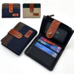 Portefeille Jeep pour Homme Conception en tissu résistant avec des accents en cuir - محفظة نقود وبطاقات