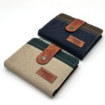 ⁦Portefeille Jeep pour Homme Conception en tissu résistant avec des accents en cuir - محفظة نقود وبطاقات⁩ - الصورة ⁦2⁩