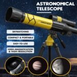 ⁦Télescope sur trépied pour enfants grossissements 20x 30x 40x - تلسكوب احترافي ثلاثي القوائم للأطفال⁩ - الصورة ⁦7⁩