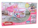 ⁦Bassinet Berceau, Lit à bascule avec tapis 2en1, sons et vibrations pour Bébé - سرير أطفال هزاز مع حصيرة⁩ - الصورة ⁦5⁩
