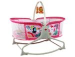 ⁦Bassinet Berceau, Lit à bascule avec tapis 2en1, sons et vibrations pour Bébé - سرير أطفال هزاز مع حصيرة⁩ - الصورة ⁦2⁩