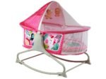 ⁦Bassinet Berceau, Lit à bascule avec tapis 2en1, sons et vibrations pour Bébé - سرير أطفال هزاز مع حصيرة⁩ - الصورة ⁦4⁩