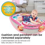 ⁦Bassinet Berceau, Lit à bascule avec tapis 2en1, sons et vibrations pour Bébé - سرير أطفال هزاز مع حصيرة⁩ - الصورة ⁦11⁩