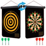 ⁦Jeu de fléchettes magnétique avec cible enroulable et suspendue avec 6 fléchettes incluses - لعبة رمي السهام⁩ - الصورة ⁦7⁩