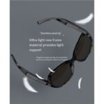 ⁦Lunettes de soleil intelligentes ecouteurs sans fil Bluetooth, appels mains libres - نظارات شمسية ذكيةو سماعات رأس لاسلكية بتقنية البلوتوث⁩ - الصورة ⁦9⁩
