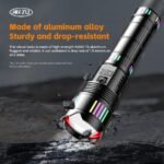 ⁦Lampe Torche tactique ultra-puissant 2000 lumens Portée  600 mètres battrie 16000mAh - مصباح يدوي تكتيكي فائق القوة⁩ - الصورة ⁦5⁩