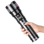 ⁦Lampe Torche tactique ultra-puissant 2000 lumens Portée  600 mètres battrie 16000mAh - مصباح يدوي تكتيكي فائق القوة⁩ - الصورة ⁦4⁩