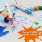 ⁦Tapis Water Canevas réutilisable et lavable pour enfants avec zone d'entraînement alphanumérique - بساط تلوين للأطفال⁩ - الصورة ⁦10⁩