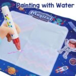⁦Tapis Water Canevas réutilisable et lavable pour enfants avec zone d'entraînement alphanumérique - بساط تلوين للأطفال⁩ - الصورة ⁦8⁩