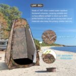 ⁦Tente de change pliable protection UPF 50+ et imperméable, 120 x 120 x 190 cm, camouflage - خيمة تغيير الملابس قابلة للطي⁩ - الصورة ⁦10⁩