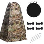 ⁦Tente de change pliable protection UPF 50+ et imperméable, 120 x 120 x 190 cm, camouflage - خيمة تغيير الملابس قابلة للطي⁩ - الصورة ⁦6⁩