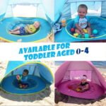 ⁦tente de plage bébé avec piscine - خيمة أطفال مع مسبح صغير للعب على الشاطئ والحديقة⁩ - الصورة ⁦7⁩