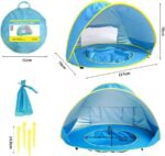 ⁦tente de plage bébé avec piscine - خيمة أطفال مع مسبح صغير للعب على الشاطئ والحديقة⁩ - الصورة ⁦6⁩