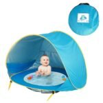 tente de plage bébé avec piscine - خيمة أطفال مع مسبح صغير للعب على الشاطئ والحديقة