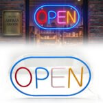 Panneau LED Neon Signe Open - لوحة مضيئة لواجهة محل