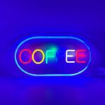 ⁦Panneau LED Neon Signe Coffee - لوحة مضيئة لواجهة محل⁩ - الصورة ⁦3⁩