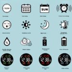⁦Horloge murale ronde avec télécommande et grand écran LED numérique DS-3853L - ساعة حائط دائرية تعمل بجهاز تحكم عن بعد مزودة بإضاءة رقمية⁩ - الصورة ⁦4⁩