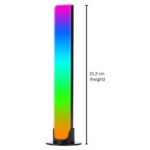 ⁦Barre LED RGB 2PCS synchronisée avec la musique et les sons 8 modes d'éclairage - أضواء ملونة متزامنة مع الموسيقى⁩ - الصورة ⁦6⁩