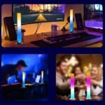 ⁦Barre LED RGB 2PCS synchronisée avec la musique et les sons 8 modes d'éclairage - أضواء ملونة متزامنة مع الموسيقى⁩ - الصورة ⁦9⁩