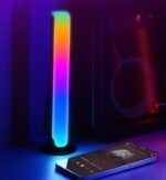 ⁦Barre LED RGB 2PCS synchronisée avec la musique et les sons 8 modes d'éclairage - أضواء ملونة متزامنة مع الموسيقى⁩ - الصورة ⁦8⁩