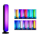 ⁦Barre LED RGB 2PCS synchronisée avec la musique et les sons 8 modes d'éclairage - أضواء ملونة متزامنة مع الموسيقى⁩ - الصورة ⁦7⁩
