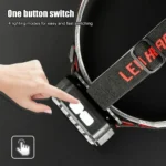 ⁦Lampe Frontale LED Rechargeable avec UV SQ-818-UV - مصباح الرأس القابل للشحن بإضاءة مزدوجة⁩ - الصورة ⁦10⁩