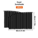 ⁦Rideaux Pare-Soleil Magnétiques pour Voiture 2PCS - ستائر السيارة المغناطيسية الواقية من الشمس⁩ - الصورة ⁦4⁩