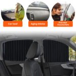 ⁦Rideaux Pare-Soleil Magnétiques pour Voiture 2PCS - ستائر السيارة المغناطيسية الواقية من الشمس⁩ - الصورة ⁦6⁩