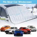 ⁦Couverture de Pare-brise Magnetique pour Voiture Toute Saison - غطاء الزجاج الأمامي للسيارة متعدد الفصول⁩ - الصورة ⁦2⁩