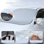⁦Couverture de Pare-brise Magnetique pour Voiture Toute Saison - غطاء الزجاج الأمامي للسيارة متعدد الفصول⁩ - الصورة ⁦10⁩