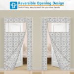 ⁦Rideau de Porte Thermique Isolant avec Fenêtre PVC - ستارة الباب الحرارية ذات النافذة الشفافة⁩ - الصورة ⁦5⁩