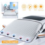 Couverture de Pare-brise Magnetique pour Voiture Toute Saison - غطاء الزجاج الأمامي للسيارة متعدد الفصول