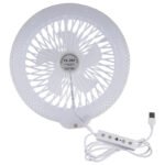 ⁦Anneau Lumineux LED RGB et Ventilateur avec Support Flexible - مصباح حلقة للتصوير الاحترافي مع مروحة⁩ - الصورة ⁦7⁩