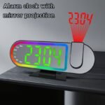 ⁦Réveil Numérique avec Projection LED et Miroir RGB DS-3827LP - ساعة منبه رقمية ذكية بنظام عرض ضوئي⁩ - الصورة ⁦7⁩