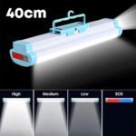 Lanterne de Camping 5-en-1 avec Power Bank GM 6000mAh - مصباح التخييم المغناطيسي متعدد المهام