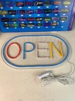⁦Panneau LED Neon Signe Open - لوحة مضيئة لواجهة محل⁩ - الصورة ⁦4⁩