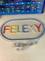 ⁦Panneau LED Neon Signe FELEXY - لوحة مضيئة لواجهة محل⁩ - الصورة ⁦2⁩